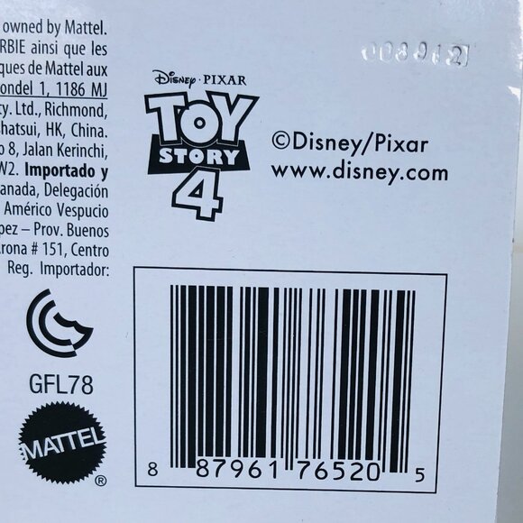 New in Box-Toy Story 4 Barbie Doll Blonde Long Hair - Picture 14 of 16
